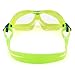 Aqua Sphere Seal Kid 2 Youth Swim Mask - Clear Lens, Lime + Blue Frame - UV Protection, Anti-Fog Swim Goggles for Kids