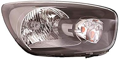 Front Headlight - H4 - Electric without Motor, Right side for PICANTO from 2011 to 2017