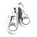 Dovewill 3inch Lace Up High Top Canvas Sneaker Shoes with Shoelace for 1/4 1/3 BJD SD Doll Blue