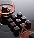 Amerigo Whiskey Stones Gift Set - Water Down Your Whisky? Never Again! Set of 9 Black Marble Whiskey Rocks - Reusable Ice Cubes - Gifts for Men - Fathers Day Gifts - Chilling Stones + FREE EBOOK