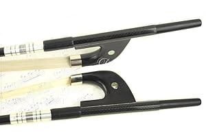 Top D Z Strad #2603 Bass Bow Carbon Fiber Braided German Type 4/4