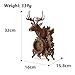 nicknack 3D Jigsaw Puzzle Wooden Reindeer Desk Clock - 52 PCS (Dark) Wooden Puzzle for Adults 3D Puzzles for Kids