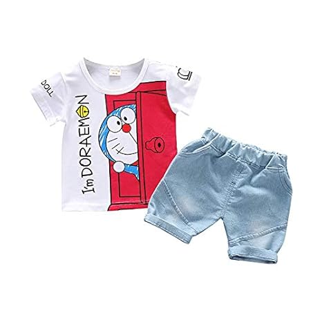 half white half blue jeans