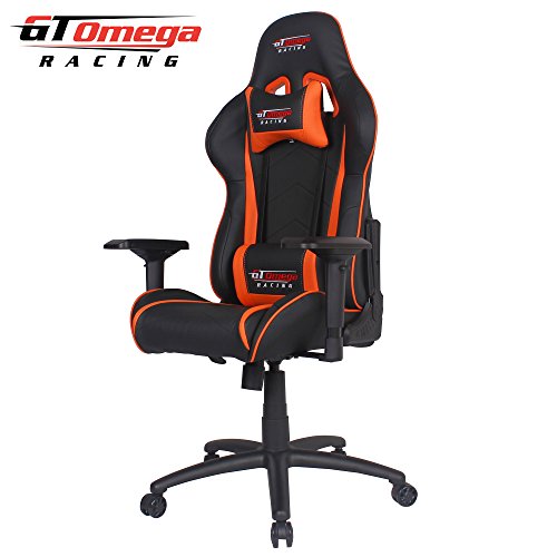 GT-Omega-Pro-Racing-Sedia-da-ufficio-in-pelle-colore-nero-e-arancione