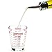 Small Measure Multi-Purpose Liquid and Dry Measuring Shot Glass, Heavy Glass, 26-Incremental Measurements，Wine Measuring,Measures 1oz, 6 Tsp, 2 Tbs, 30ml (2pcs)