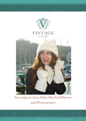 Easy to make wrist warmers, hat and neck warmer- knitting pattern