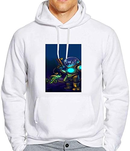 Space CatUnisex Hoodies White 3XL