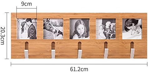 Amazon Com Coat Rack Xia Solid Wood Wall Hanging 4 Hooks 5 Hooks