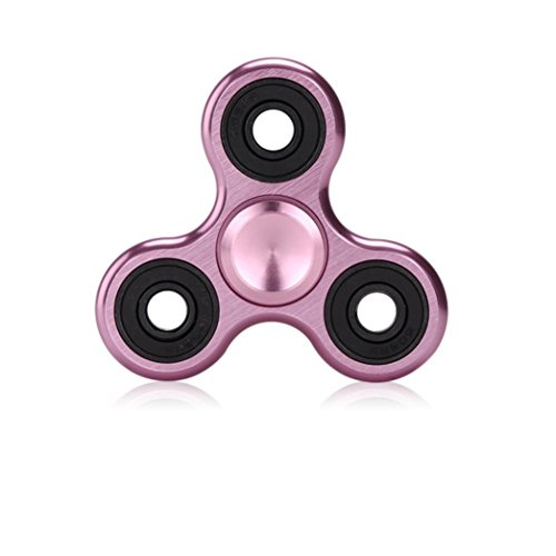 ZYooh Fidget Spinner Toy Stress Reducer - Perfect For ADD, ADHD, Anxiety, and Autism Adult Children (rose gold)