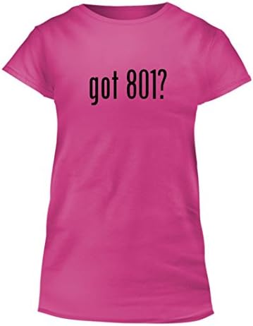 got 801? - Junior Cut Women's T-Shirt, Pink, Small