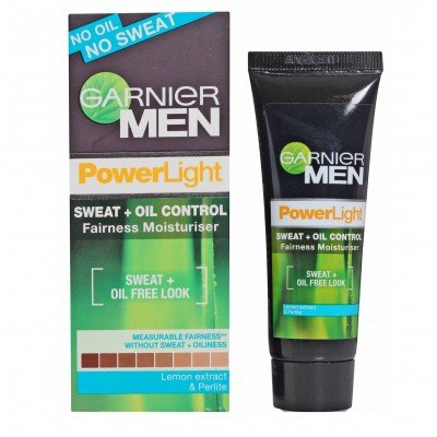 2 X 20 Gram â€“ÂºGarnier Men Power Light Sweat + Oil Control Fairness Moisturizer