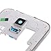 Generic Original Middle Frame Plate Back Housing Bezel Frame Camera Cover For Samsung Galaxy S5 SV i9600 G900 (White)