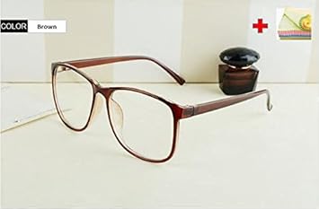 Amazon Co Jp ノーブランド品 伊達 メガネ メンズ レディース 兼用 ブラウン スポーツ アウトドア