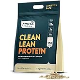 Nuzest - Pea Protein Powder - Clean Lean Protein, Premium Vegan Plant Based Protein Powder, Dairy Free, Gluten Free, GMO Free, Protein Shake, Smooth Vanilla, 100 Servings, 5.5 lb