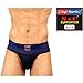 Yogi Sports S&C Gym Athletic Cotton Supporter Back Covered with Cup Pocket for Mens (Backcovered Navy Blue, 99-105 cms)