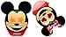 Lip Smacker Disney Emoji Lip Balm Duo, Mickey Ice Creambar and Minnie Strawberryle Bow Nade, 2 Count