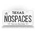Texas Personalized License Plate Customized Auto Tag 