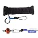 Wukong Fishing Magnet Rope, 8MM x 20M(65ft) Nylon Twisted Braided Rope,550 Lbs Breaking Strength All-Purpose Braided Rope Sports, Pet Toys, Crafts & Indoor Outdoor Use