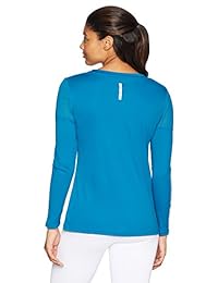 Skechers - Camiseta de manga larga de malla para mujer