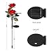 Anordsem Rose Lights Solar Powered for Women: Garden Light Waterproof for Yard Decorations Outdoor - Flower Lamp Colorful Lighting Cemetery Decor - Valentine's Mother's Day Gifts for Mom Wife