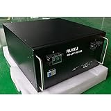 RUIXU LiFePO4 48V100Ah Lithium Iron Phosphate Battery Pack Light Weight LiFePO4 Complete Battery (BMS Included) for RV, Solar, Marine, and Off-Grid Applications