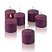 Light In The Dark Purple Votive Candles - Box of 12 Unscented Candles - 10 Hour Burn Time - Candles for Weddings, Parties, Spas and Decorations primary
