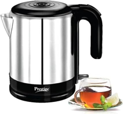 Prestige PKMSS 1.2 Liters 1500-Watt Electric Kettle (Silver)