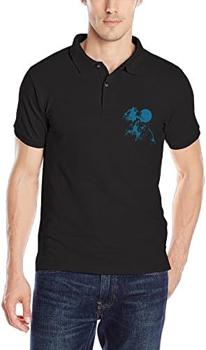 Three Wolf Moon Design Men's Plain Custom Short Sleeve Polo Shirts