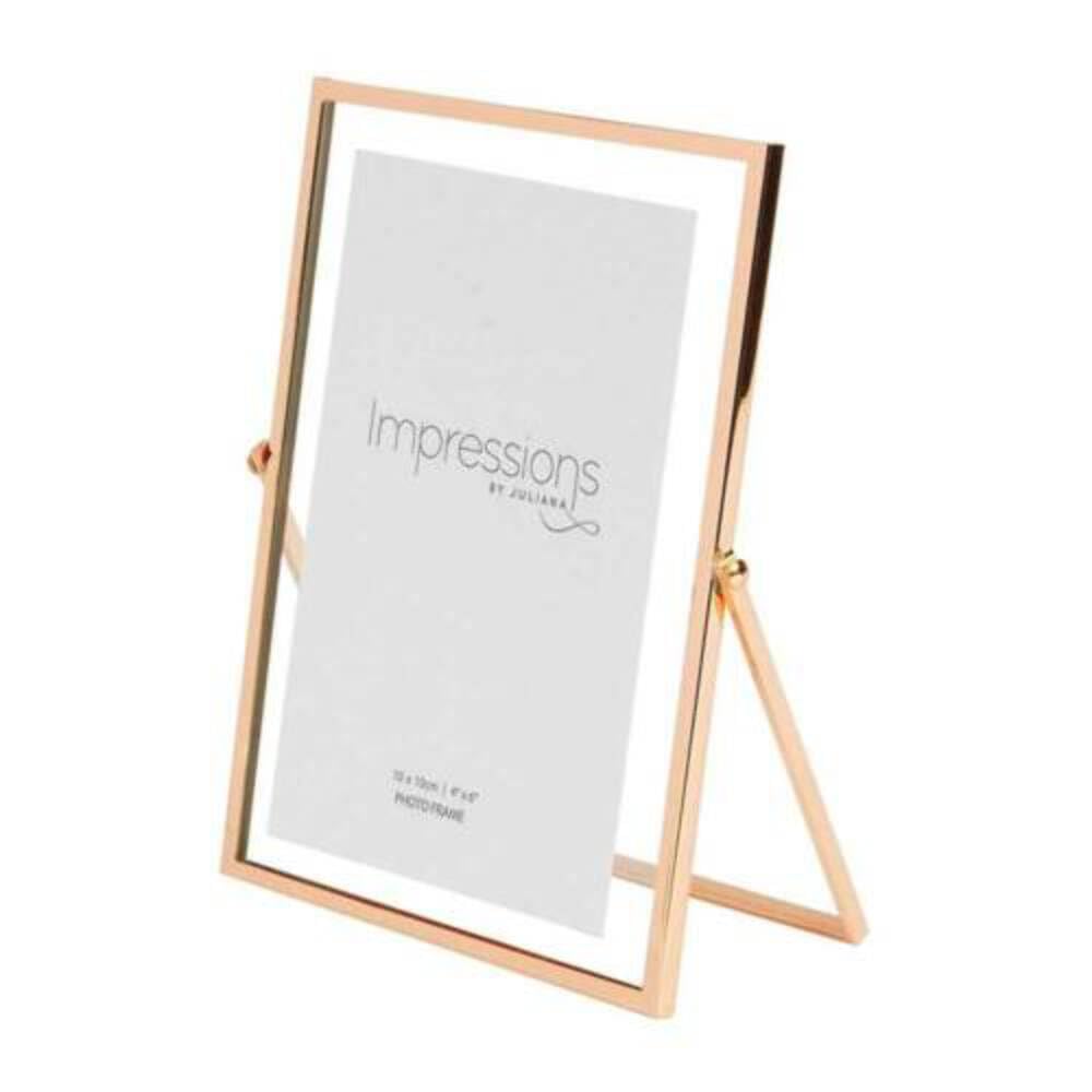 Impressions 4 x 6-inch Copper Finish Floating Photo Frame