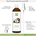 Fractionated Coconut Oil (Liquid) - with Pump + Free Recipe eBook! - Use with Essential Oils and Aromatherapy as a Carrier and Base Oil - Add to Roll-On Bottles for Easy Application (8oz)