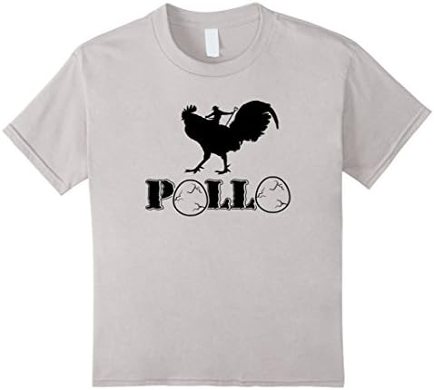 Kids Farmer t-shirt , Pollo 12 Silver