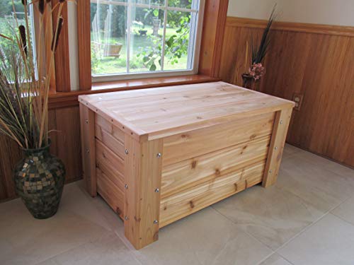 Premium Quality Indoors/Outdoors Cedar Storage Bench
