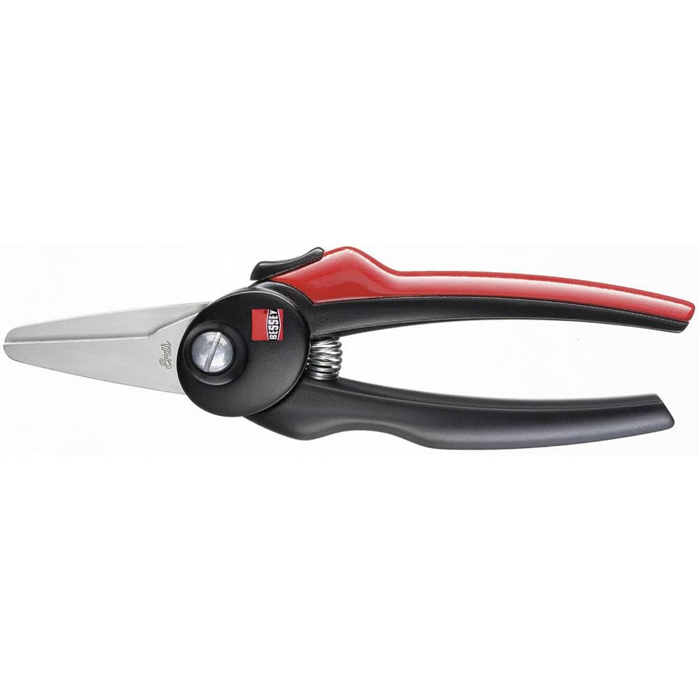 Bessey D48-2 Combi-Scissors with 2K Handle, Black/Red