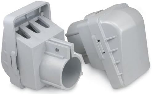Bridgeport 1251-PVC 1/2-Inch PVC Service Entrance Cap, 10-Pack