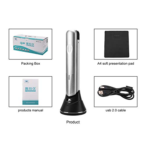 Eloam Document Scanner Camera with All Round High speed Scanning with HD CMOS and Video Recording for Office,School,Meeting,Classes, Labs - Thumbnail 6
