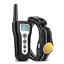 Casfuy Dog Training Collar Remote 1000ft [2018 Upgraded] Waterproof Rechargeable Electric Shock Collar Small Medium Large Dogs