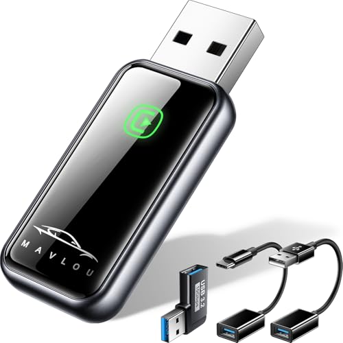 Mavlou CarPlay Wireless Adapter für iPhone, Stabiler... en promo sur Amazon