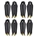 Helistar Propellers for DJI Mavic 2 Pro/Mavic 2 Zoom Accessories Foldable Low-Noise 8743F Props Quick-Release CW CCW Blades 4 Pairs(Golden)