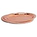 Andaz Press Rose Gold Copper Foil Lunch Plates, 9-inch, 8-Pack, Shiny Metallic Colored Wedding Birthday Baby Shower Party Supplies Decorations
