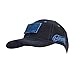 VooDoo Tactical 20-9352136000 Classic Cap with Removable Flag Patch, Black/Blue Stitching