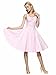 Maggie Tang 50s 60s Vintage Cocktail Swing Rockabilly Ball Gown Dress Pink L