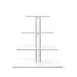 TWING Premium Acrylic Clear 4 Tier Cake Stand
