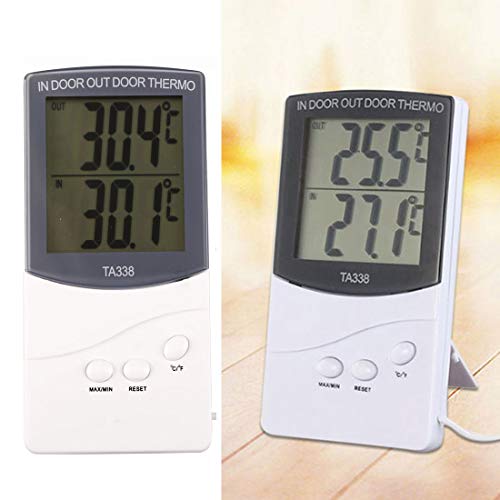 image for Generic Indoor Outdoor Thermometer High Precision Electronic LCD Doubl