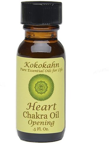 Chakra Aromatherapy Oil with Pure Essential Oils in Organic Jojoba Oil .5oz (Loving Heart Chakra)