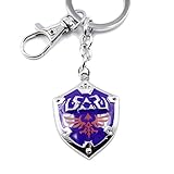 The Legend of Zelda Hylian Shield Keychain (Silver B)