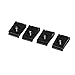 Senkauto Hard Bags Theft Deterrent Saddlebag Locks Mounting Bolts Pins Security System For Harley Davidson Touring 1996-2018 (Black)