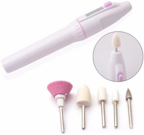 Pro 7in1 Nail Files Salon Shaper Nail Art Care Tips Pen Style Electric Manicure