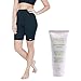 Delfin Spa Women's Heat Maximizing Neoprene Exercise Shorts and Anti-Cellulite Cream - Regular & Plus Sizes