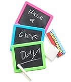 Neon Chalkboard Sets Bulk Pack 1 Dozen Sets, Fun Party Favors, Goody Bag Fillers, Stocking Stuffers