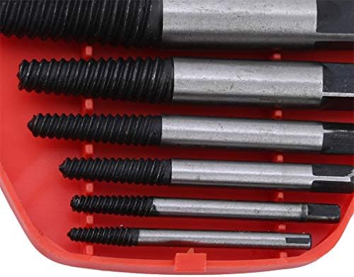 Guodshang Screw Extractor Damaged Screw Broken Bolt Extractor Easy Out Stripped Screw boken Bolt Water Pipe Remover 5PC 6PC